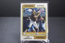 2023 Topps Heritage LUIS LIBERATO RC BASE #168 San Diego Padres