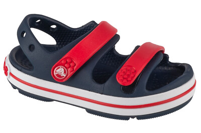 Sandalen für Jungen, Crocs Crocband Cruiser Sandal T, Dunkelblau