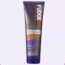 Fudge Clean Blonde Damage Rewind Violet Toning Shampoo 250ml UK seller