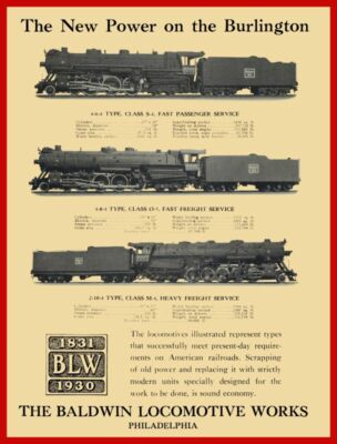 Baldwin Lokomotive 100th Ann NEU Blechschild - 24'' x 30'' USA STEEL XL Größe - 7 Pfund