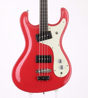 Mosrite Custom 65 Bass Fiesta RED Used Bass Guitar | eBay