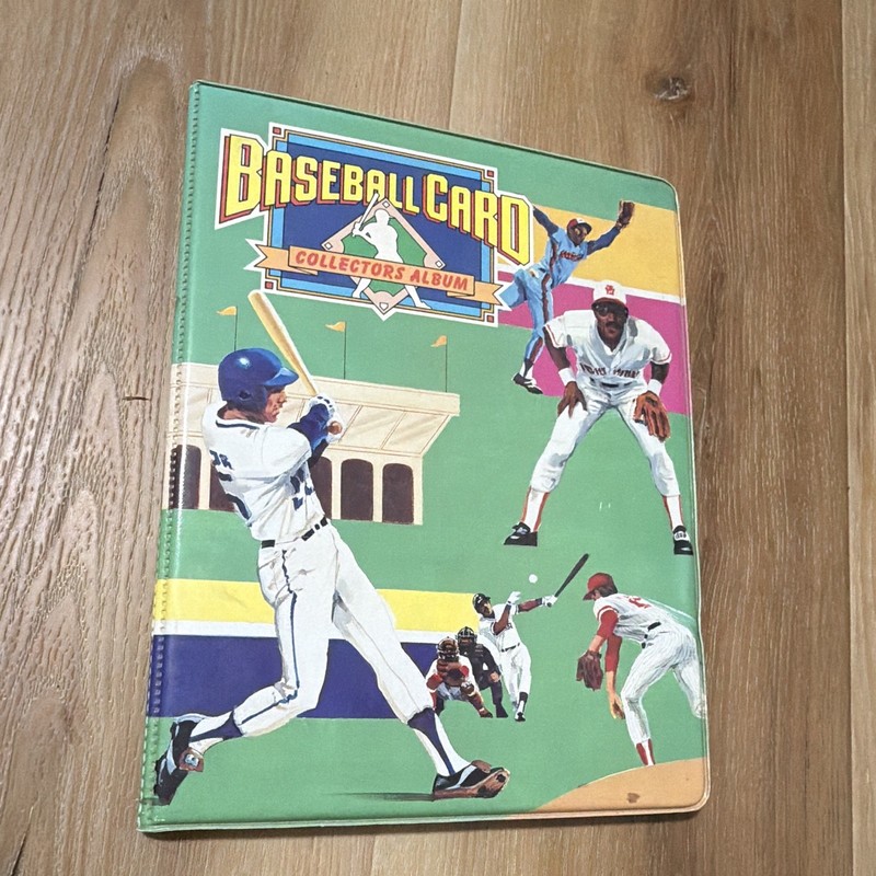 Rosemound Photo Services 3-Ring 9-Pocket Baseball Card Album Binder 90ct 1988