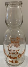 Cream Top Milk Bottle - Meadow Gold Silver Se...