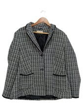 CAREN PFLEGER Damen Strickjacke Gr. 44/XXL Elegant Mehrfarbig Strukturmuster