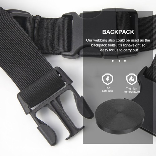 Nylon Webbing Convenient Package Strap Straps for Handling Loads - Afbeelding 11 van 12
