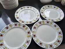 Vintage Kathie Winkle Ironstone Design 12 Inch 24 cm Plates