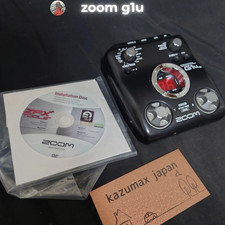 Zoom G1u Guitar Multi Effects Pedal USB Audio Interface With Disc Tested