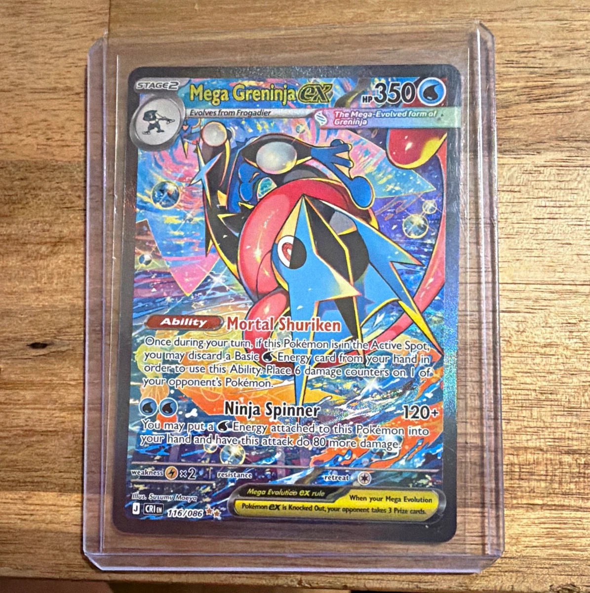 25+ Mega Greninja Ex 116/086 Me04: Chaos Rising for sale | Updated