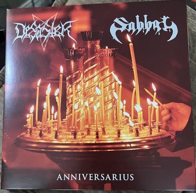 Desaster Sabbat Anniversarius Split Vinyl 45 New
