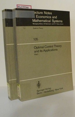 Optimal Control Theory and its Applications. Proceedings of the Fourteent 287524