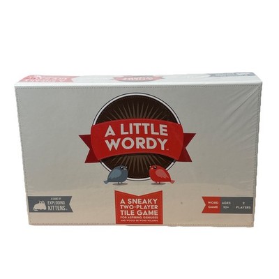 A Little Wordy by Exploding Kittens Word Puzzle Strategy Game Brand New Sealed