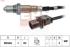 Lambdasonde Sensor Abgassteuerung EPS 1.998.463 für PEUGEOT 207 SW 308 1 208 508