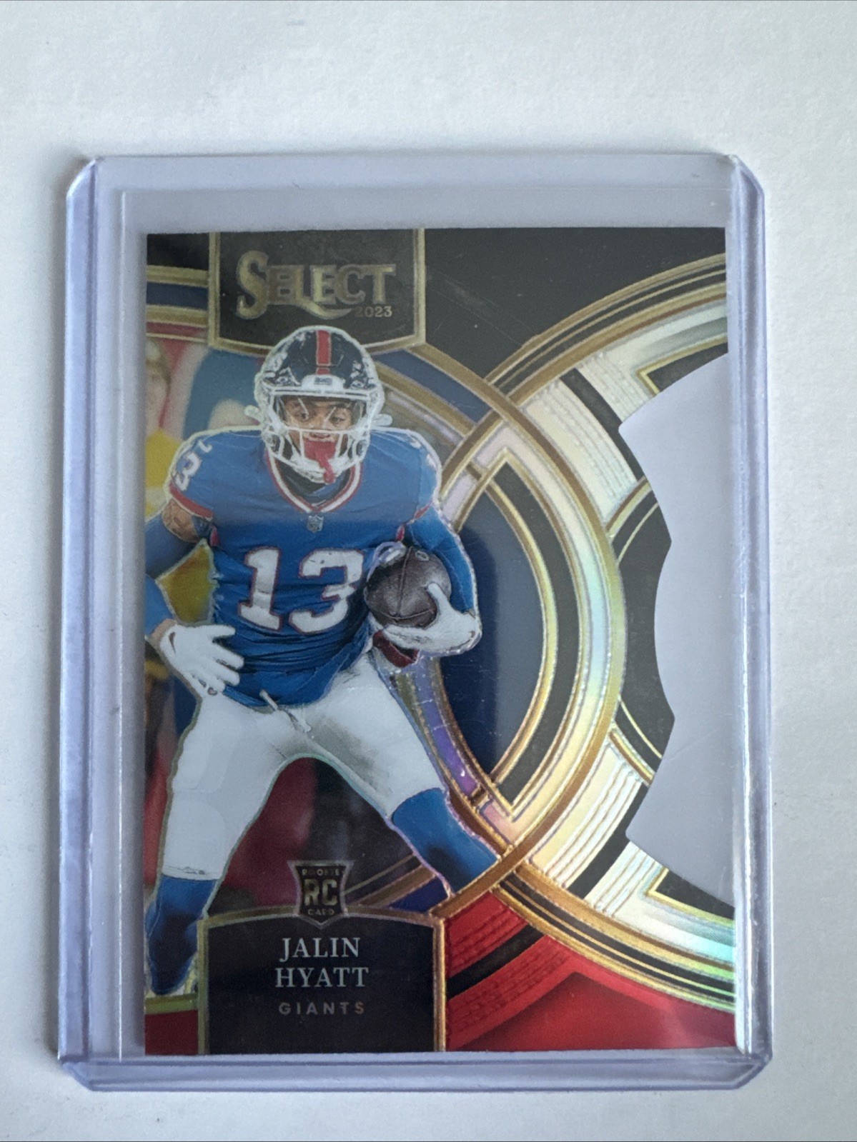 2023 Panini Select - Premier Level Jalin Hyatt #173 Black Red Prizm Die-Cut (RC)