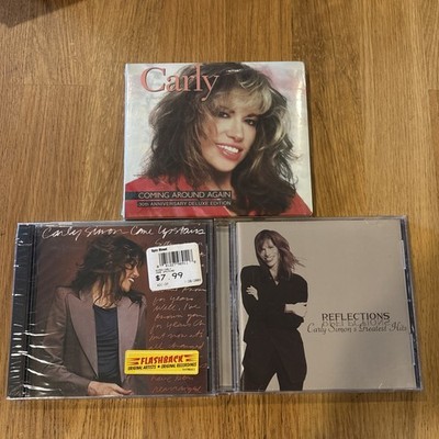 Carly Simon 4xCD Lot New & Used COMING AROUND AGAIN Come Upstairs REFLECTIONS