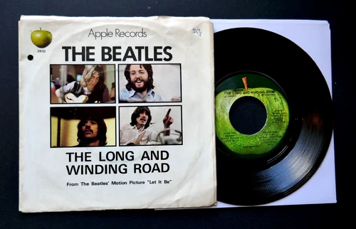 THE BEATLES 45 P/S ' THE LONG AND WINDING ROAD ' U.S. APPLE 2832