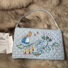 NWT Vera Bradley Disney RFID Convertible Wristlet - Alice In Wonderland
