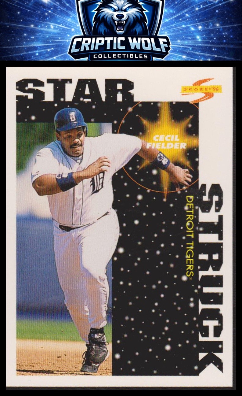 1996 Score #357 Cecil Fielder Detroit Tigers