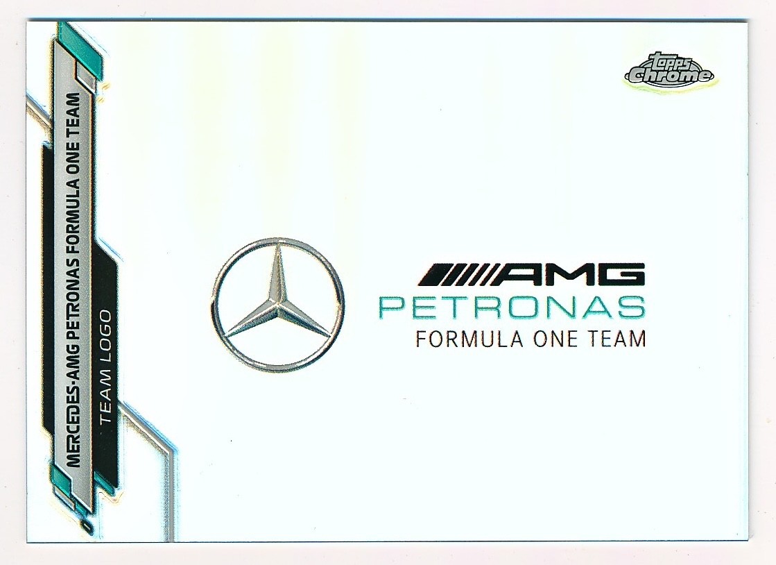 2020 Topps Chrome F1 Mercedes-AMG Petronas Team Logo Refractor #112