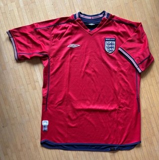 Original England Trikot WM 2002 Umbro WENDETRIKOT Top Zustand Gr. XXL