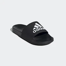 Unisex Adidas Adilette Shower Sandals Black White Size 9 Men or Women 10