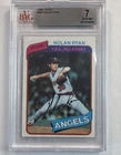 1980 Topps - Nolan Ryan #580 BVG Graded Card 7 Near Mint