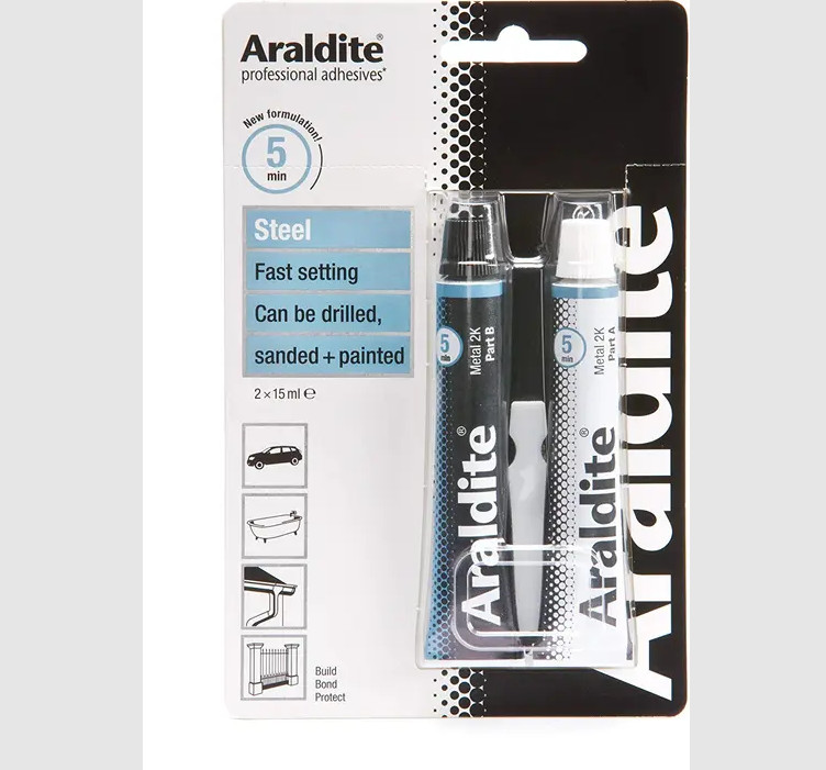 2x Araldite Steel Metal Copper Aluminium Iron Jewellery Repair Glue Adhesive - Image 8