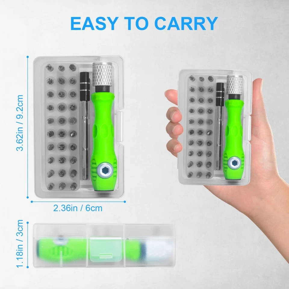32 in 1 Small Precision Screwdriver Set, Tiny Magnetic Screwdriver Sets - Image 2 of 4