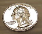 1954 Gem Light Cameo Proof Quarter 90% SILVER EYE CANDY A True Blazer #512 ~ 5