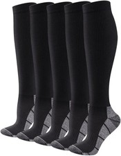 Compression Socks for Men & Women, Running Sports Socks, 15-20 mmHg, Knee