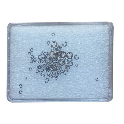90Pcs 9 Sizes Chronograph Watch Pusher Button C-clip E Clip Circlip Ring Tool E