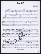 Reba McEntire "Rumor Has It" AUTOGRAPH Signed 'Fancy' 8.5x11 Sheet Music ACOA