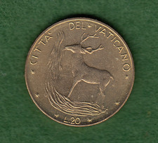 Vatican City 1977 20 Lire Rome Italy Del Vaticano  (037826)