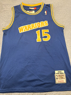 Mitchell & Ness NBA Golden State Warriors Latrell Sprewell #15 Jersey Blue L