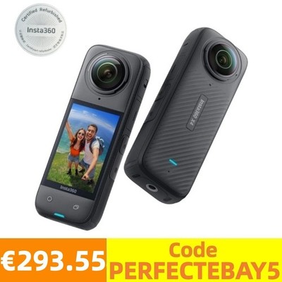 Insta360 X4 Standard Bundle 8K Waterproof 360 Action Camera 4K Wide Angle Video