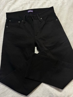 Ralph Lauren Purple Label Men s 30x32 Black Denim Pants Made In Italy