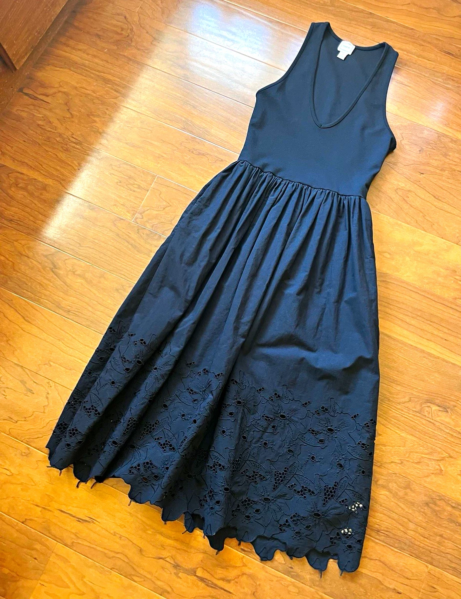 tiered knit maxi dress with eyelet trim Maeve V-Neck Dresses for Women for sale 2026July