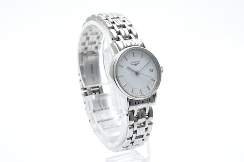 [ Near MINT ] LONGINES L4.220.4 Silver White Dial Date Quartz Ladies Watch JAPAN - Picture 7 of 17