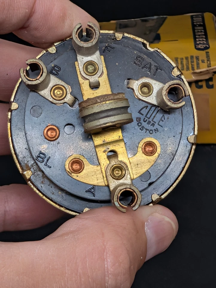 NOS 1957 DODGE D100 D200 D300 PICKUP TRUCK 2 SPPED 12V WINDSHIELD WIPER SWITCH - Image 4 of 4