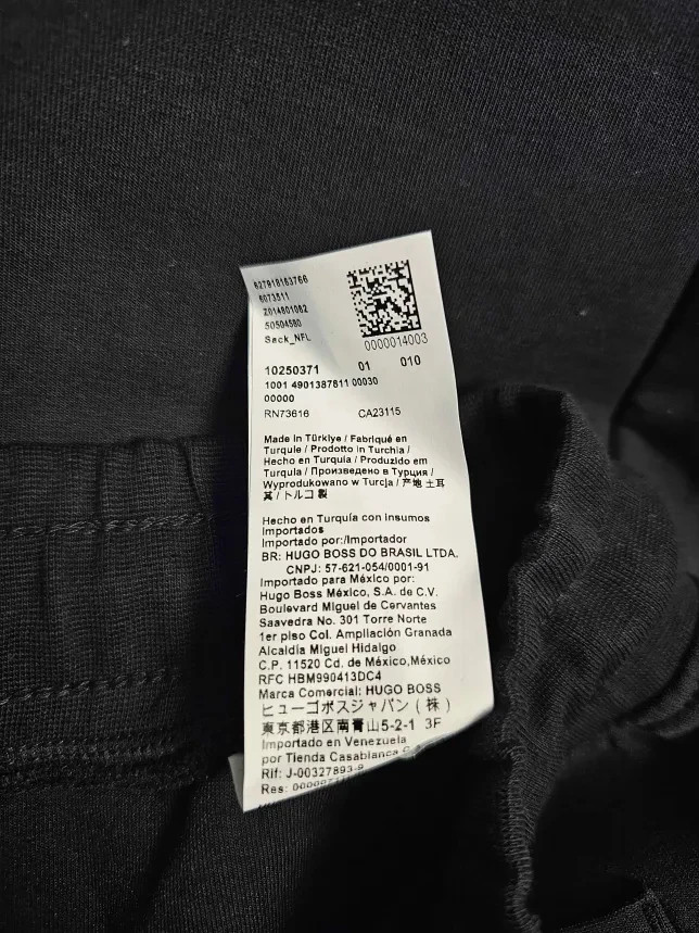 BOSS X NFL Chicago Bears Sweatpants in Black Active Tracksuit Joggers - Size M thumbnail 8