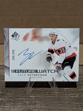 2024-25 SP Authentic Hockey #126 Zack Ostapchuk /599 Future Watch Auto Rookie RC