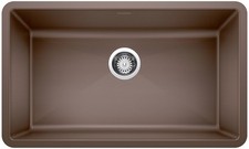 Blanco 440150 Precis 32" Undermount Single Basin SILGRANIT - Brown
