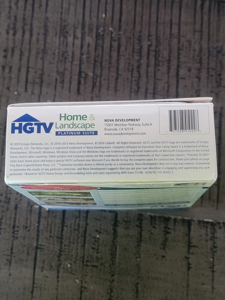 HGTV Home & Landscape Platinum Suite Design, Version 4,  PC - XP Vista, 7, 8 - Image 3 of 4