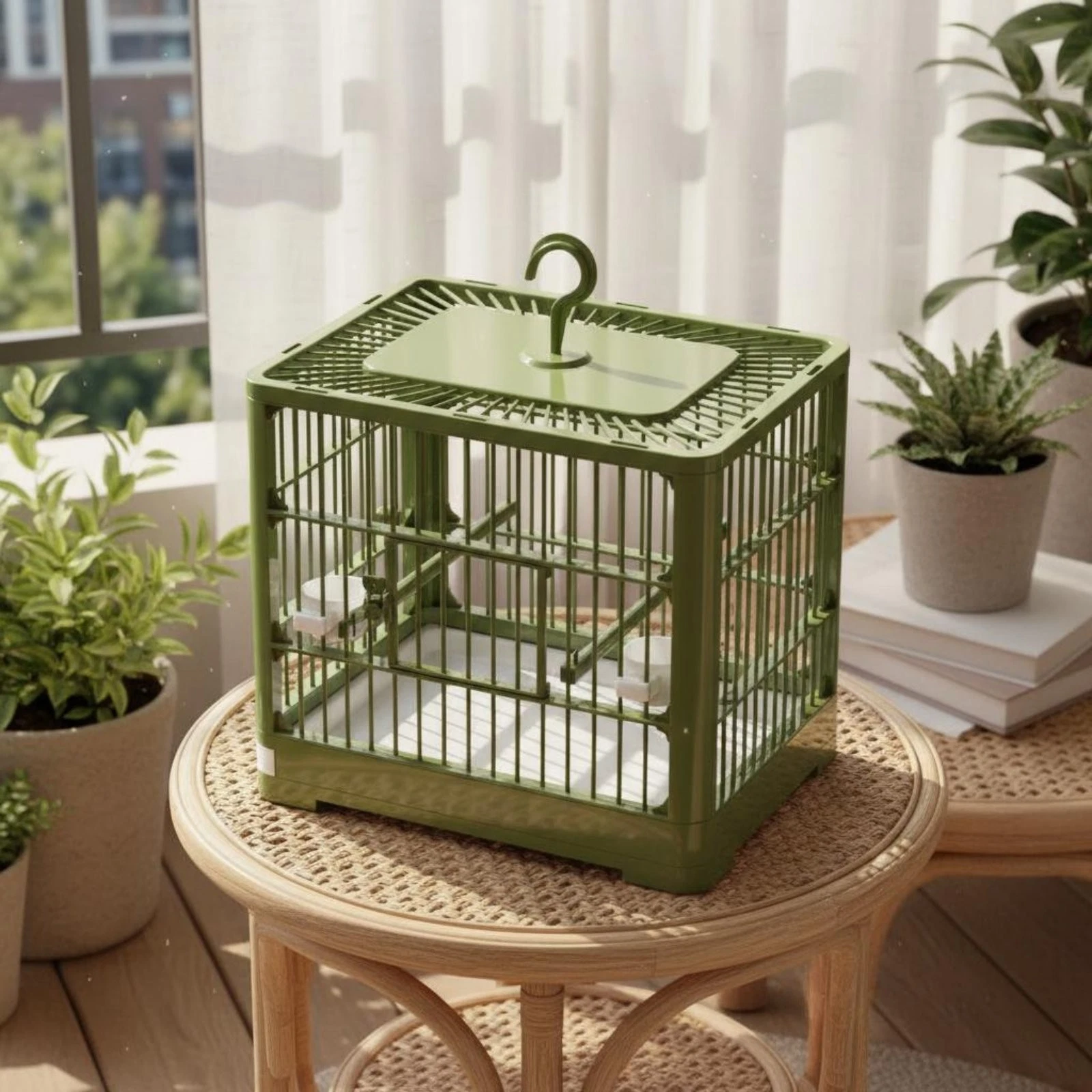 Parrot Enclosure Ventilated Pet Supplies Removable Tray for Home