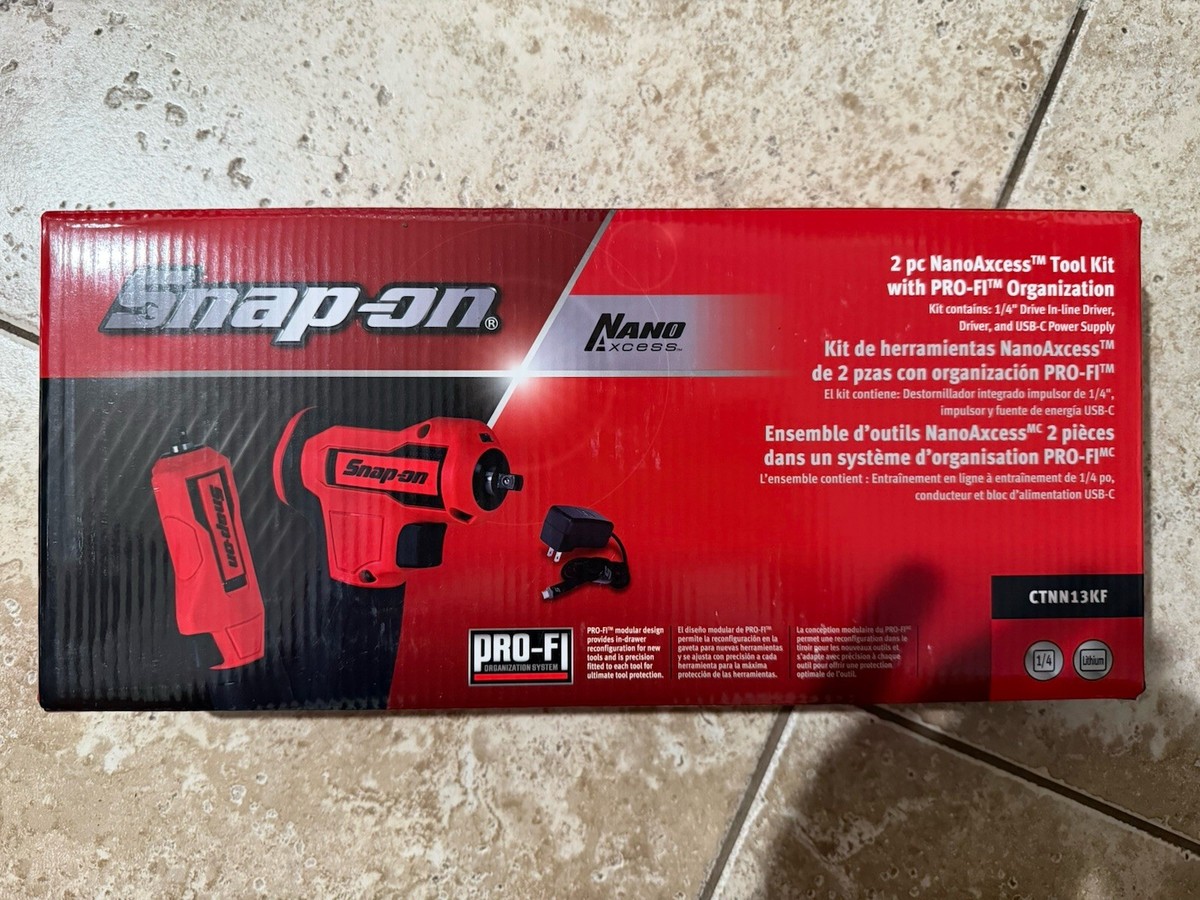 SNAP ON NANO ACCESS TOOL KIT NEW IN BOX RECHARGABLE SET | eBay