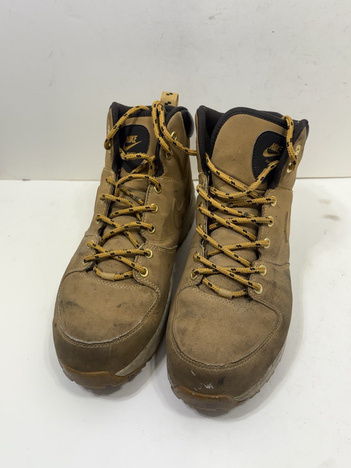 Nike Manoa Men’s Light Brown Leather Boots (Brown/Haystack)(10.5)(454350-700)