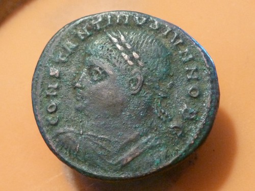 ROMAINE ANTIQUE - (1) - NUMMUS DE CONSTANTIN - BUSTE GAUCHE - QUALITE TTB !
