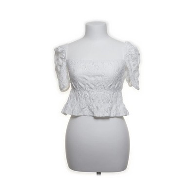 Zara, Top, Größe: S, Weiß, Spitze, Damen #lEL