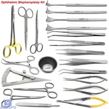 Eyelid Retractors Micro Eye Surgery Ophthalmic Blepharoplasty Instruments Set