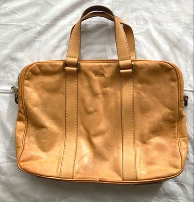 BREE Stockholm Series Natural Leather Business Bag Briefcase tote mens mzmr