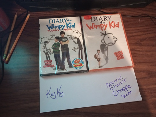 Diary of a Wimpy Kid & Diary of a Wimpy: Rodrick Rules (BRAND NEW & SEALED)